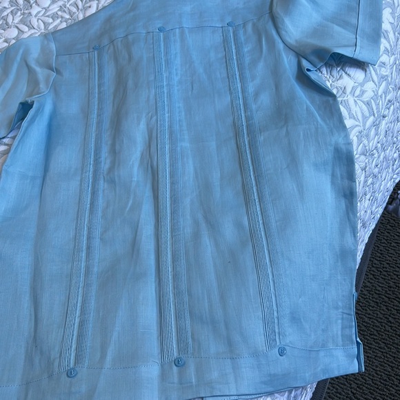 Boys 100% linen button up shirt - Picture 7 of 7